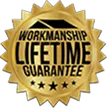 Banner Lifetime workmanship warranty Image